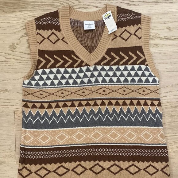 Hollister Social Tourist Sweater Vest Oversized - Picture 1 of 3